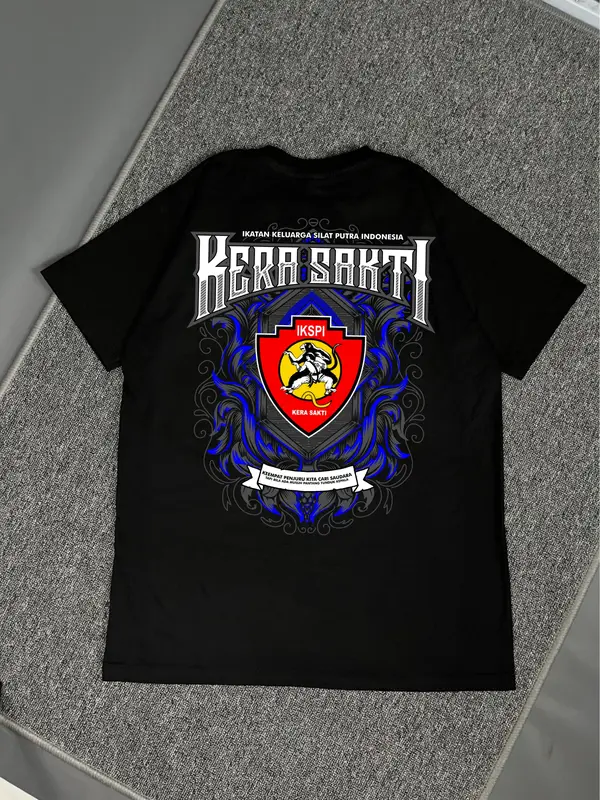 BAJU KAOS IKSPI KERA SAKTI CASUAL KEKINIAN KEREN SIMPLE DISTRO KATUN POLOS 1