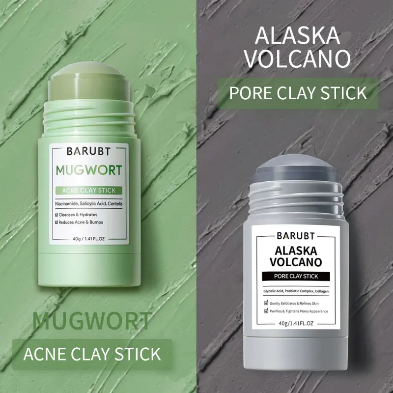 BARUBT Full Range Clay Mask Sticks – Deep Cleansing & Gentle Blackhead Removal, Skin Repairing Facial Care Application Mask