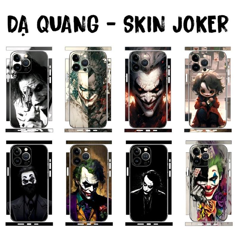 Dạ Quang-Joker 02 Skin Miếng dán PPF Full viền dán mặt sau điện thoại iphone