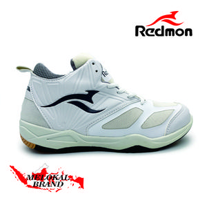 Sepatu Volly Redmon Hybrid Putih Abu Original Size 38-44 Sepatu Olahraga Bulutangkis Basket Pria Wanita
