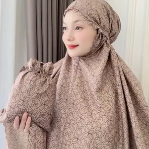 Alfarizimukena | Mukena Traveling Remaja Katun Motif Aliza Tas Mini Pouch  Terbaru  Coquette resleting Lasercut Mukenah Muslim Wanita Dewasa Atasan Bawahan Panjang Remaja Mukenah t