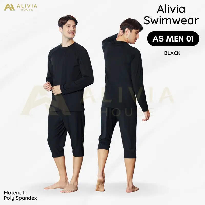 Alivia House - Alivia Swimwear AS Men 01 Baju Renang Pria Muslim Dewasa Baju Renang Setelan Laki Laki dewasa 4
