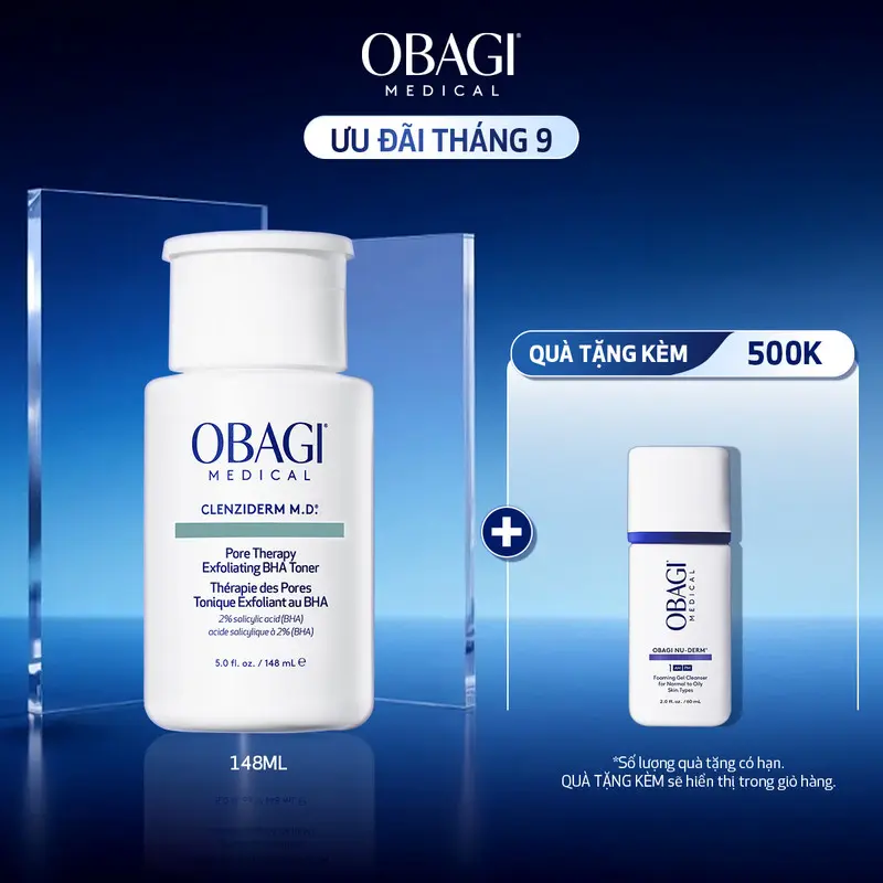 Toner BHA giảm mụn Obagi Medical Clenziderm M.D. Pore Therapy Exfoliating BHA 148ml
