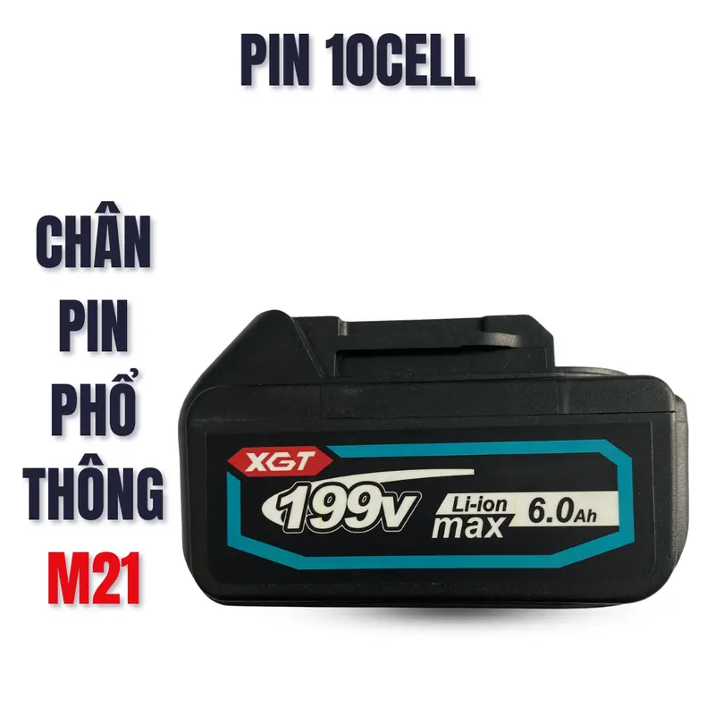 Pin Phổ Thông 20cell Makita 21V- Chân Pin Phổ Thông M21 Chất Lượng Cao - BẢO HÀNH 12 THÁNG 6
