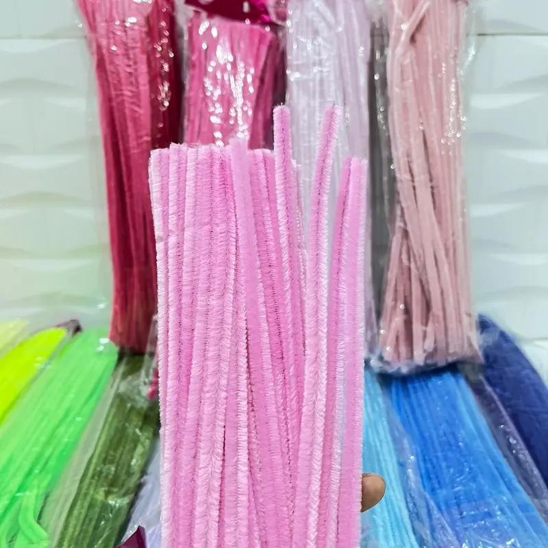 BULU MERCY KAWAT BULU BUNGA warna warni 1pack isi 100 pcs Kerajinan art n craft panjang 30cm 2