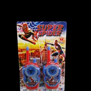 Set Mainan Anak Walkie Talkie Kuromi Spiderman Chinnamon Evengers 2 in 1 - Mainan HT Anak Anak