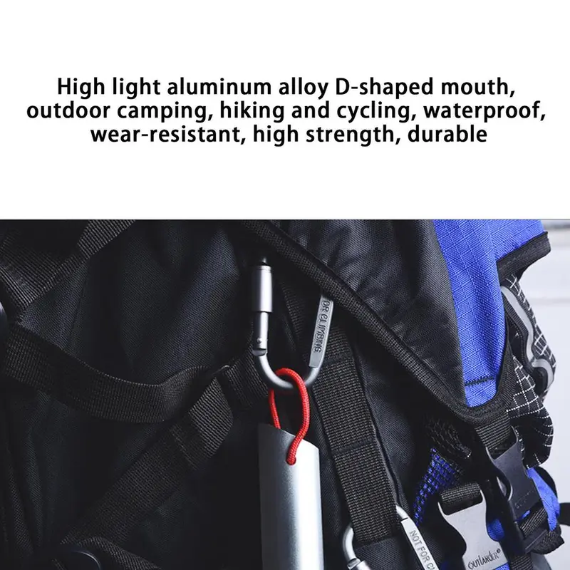 LIXADA Carabiner Gantungan Tas Quickdraw Carabiner Aluminium Alloy - AT7600 1