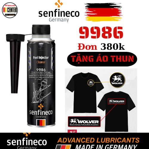 ( Tặng áo thun đơn 380k) Phụ Gia Súc Béc, Vệ Sinh Kim Phun Xăng - Senfineco  9986 Fuel Injection Cleaner [300ML]