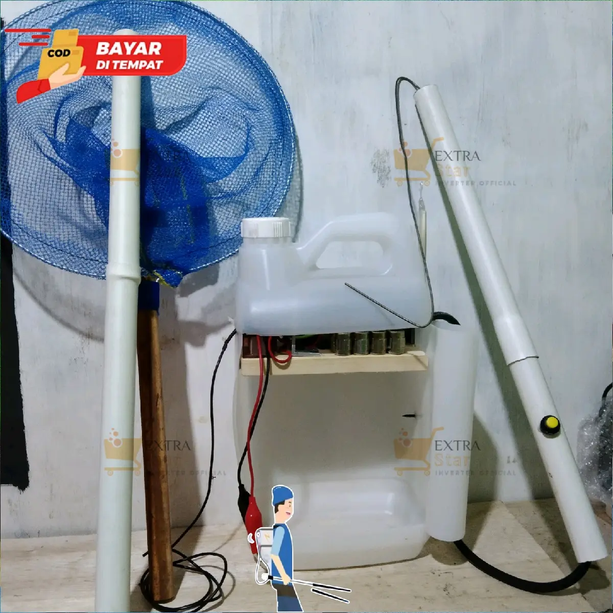 EXTRA Car Inverter Platina Widia 800 W Multi Fullset Box Stik NO Baterai