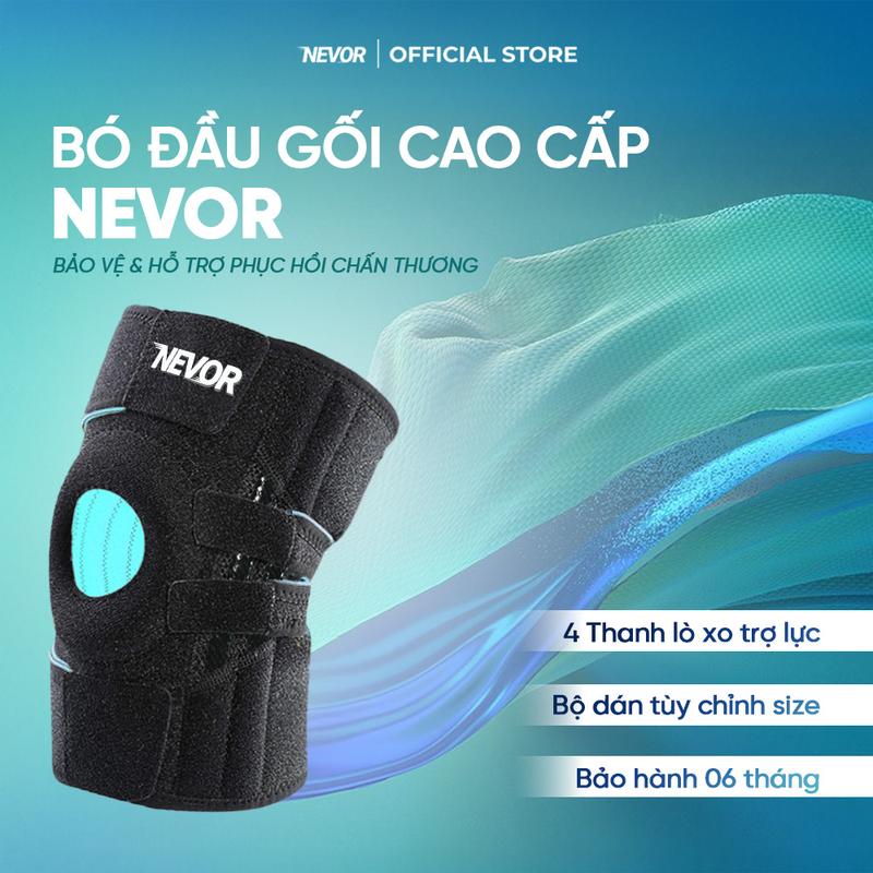 Bó Gối Nevor Cao Cấp BDG12 Thoáng khí,Băng Gối Thể Thao Hỗ Trợ Bảo Vệ Và Phòng Tránh Chấn Thương Khi Chơi Thể Thao Leo Núi Pickle Ball... Phụ Kiện bang goi