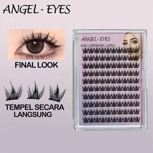 Bulu Mata Palsu 01C Bow-wowDog Bulu Mata Tebal Tanpa Lem 3D-Look Mewah Riasan Mata Eyelash False Eyelashes Bulumata