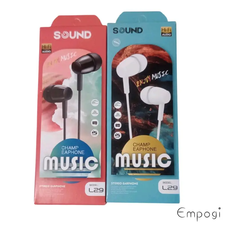 DAPET 10 PCS] HEADSET L29 SUPER BASS EARPHONE KABEL SUPPORT Shop