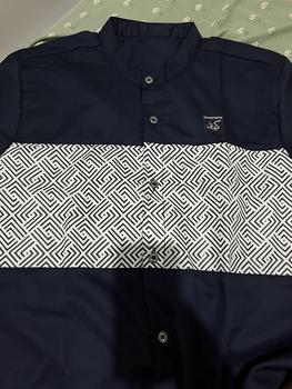 Product Review of by Keenan Baju Koko Kurta Terbaru Baju Koko Pria Dewasa Lengan Pendek Baju Muslim Kurta Kombinasi Batik Kain Katun Toyobo Nyaman from N**a 1