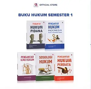 Buku Hukum Semester 1 : Pengantar Hukum Pidana / Ilmu Hukum Indonesia / Pengantar Ilmu Hukum / Pengantar Hukum Perdata /  Sosiologi Hukum Kuliah / Pustaka Baru Press - PB