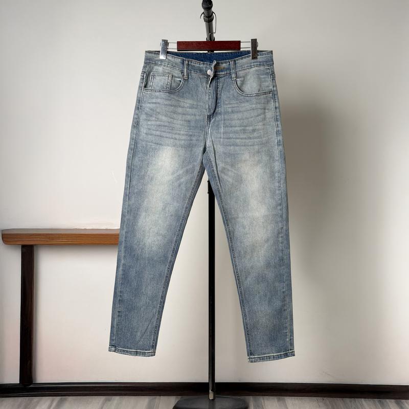 Quần jean nam was xanh form skinny QJN455 Menswear Pants