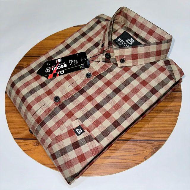 Product Introduction of Kemeja Pria Yandet Tangan Pendek Model Terbaru Cowok Motif Kerja Dewasa Katun Distro Surfing Casual Baju - Santai, Panjang, Merah, Jeans, Slim, Hitam, Nyaman, Lembut, Formal, Biru Kotak Hem 9
