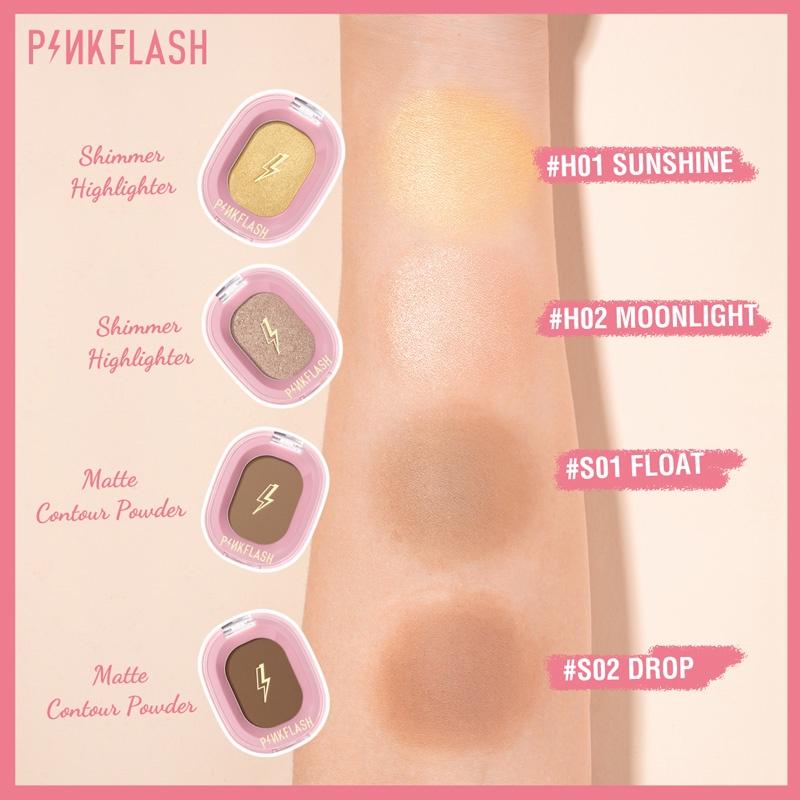 PINKFLASH OhMyShow Highlighter Contour Shimmer Soft Smooth - 4 Colors 3