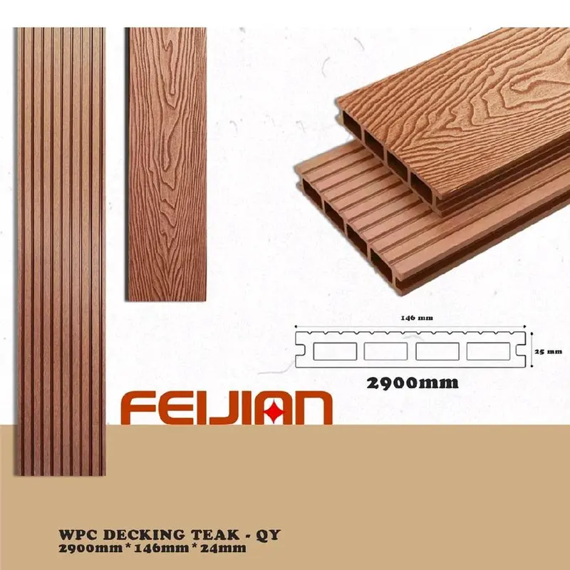 WPC Decking outdoor 2900mm x 146mm x 24mm 5