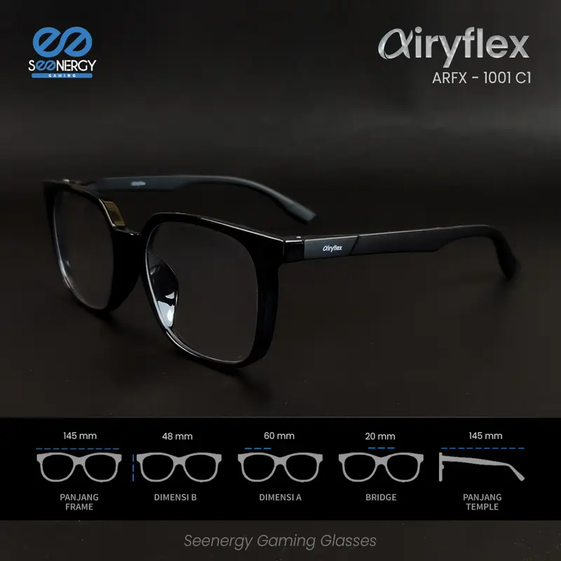 SEENERGY Kacamata Gaming | Airyflex 1001 4