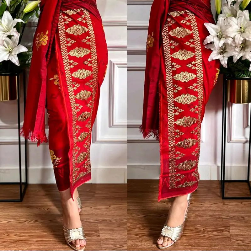 Kamen Lembaran + Endek + Tenun + Tumpal Songket + Selendang Kain Seragam 7