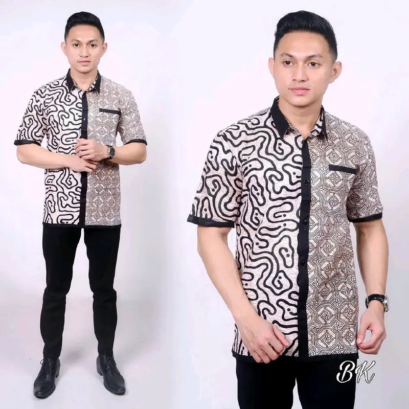 Kemeja Pria Batik Lengan Pendek 6
