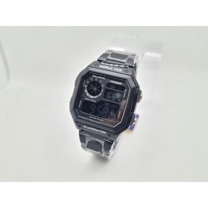 Jam Tangan Pria Wanita Hotspot Tahan air Jam Tangan Digital Pria Wanita Dewasa Remaja 4