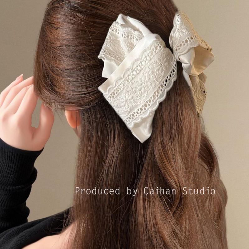 Lace shell grabber triangle hairpin for women 2026 new high-end full back of the head shark clip foreign fashion wholesale