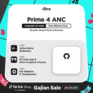 Ultra PRIME 4 ANC – Wireless Bluetooth TWS dengan Auto Pop-Up Feature - by Pods Indonesia
