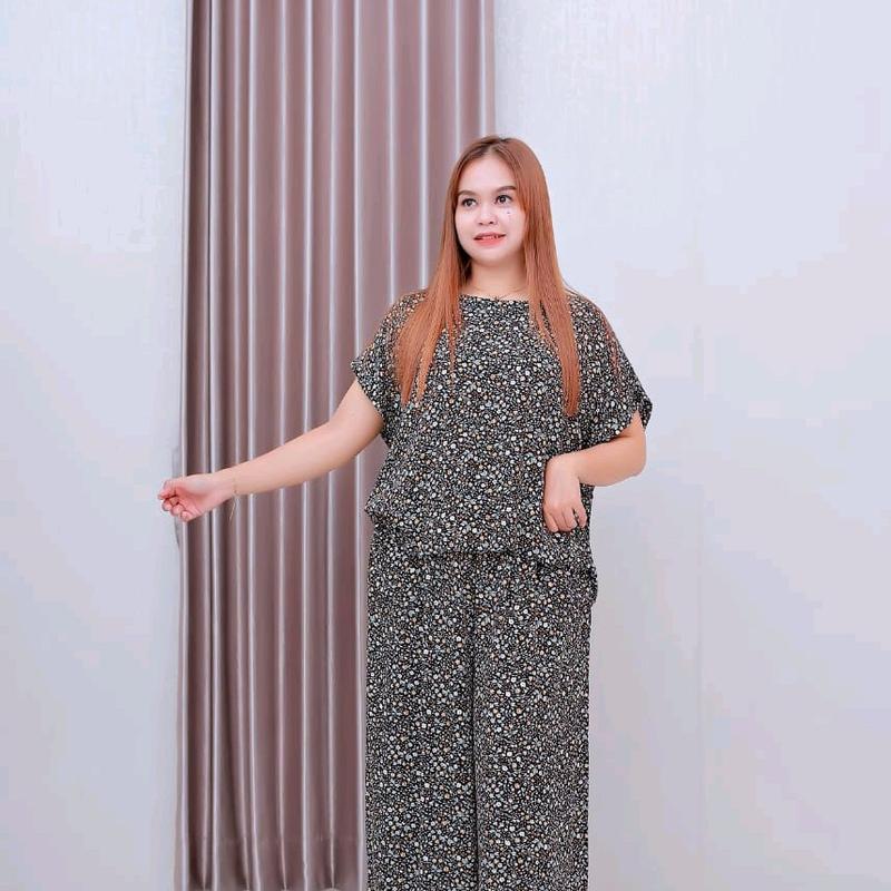 premium baju tidur  piyama pajamas one set rayon sleeper wanita pajamas daster mahal daster lengan 3⁄4 7