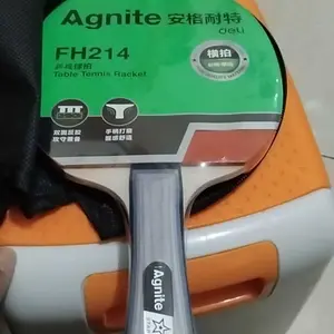 Agnite Bet Pingpong Raket Tenis Meja isi 1 pcs Gratis Sarung FH214