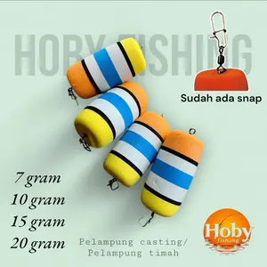 Pelampung plus timah untuk casting pinggiran