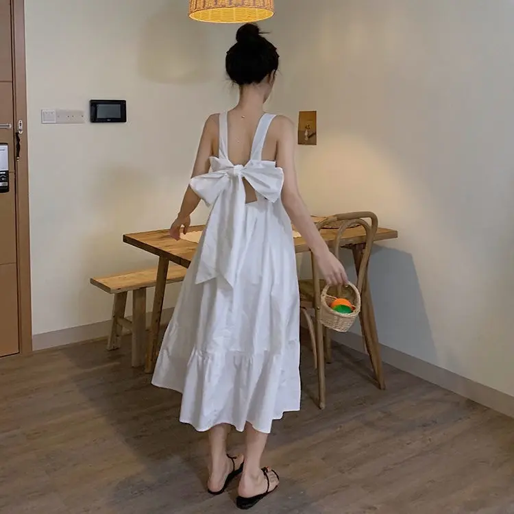 Gladis Midi Dress Wanita Korean Style | Midi Pita Belakang Rayon Twill | Midi Dress Polos 1
