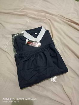 Product Review of Baju koko anak Laki Laki Setelan usia 4-12 Tahun Hitam Muslim Kain Katun Panjang Kancing Celana from D**E K**️ 0
