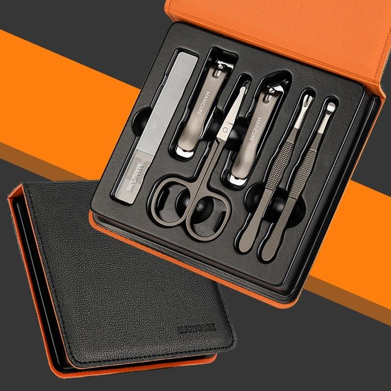 Best Quality - Manicure Set 4 Alat Perawatan & Gunting Kuku Premium Kilap Kuku Nano Glass 8