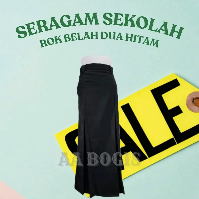 Seragam Sekolah Rok Span Belah Dua Depan SMP/SMA High Twist 5