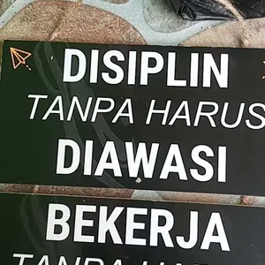 Hiasan dinding kata-kata MOTIVASI model gantung Elegant