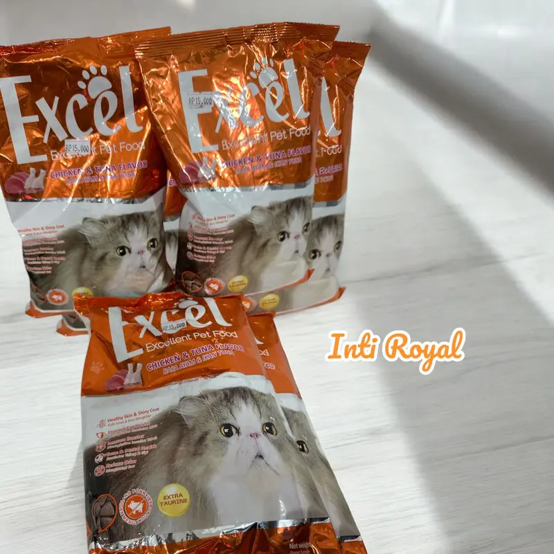 EXCEL 500 gram Makanan Kucing Rasa Ayam Tuna - Makanan Kucing Berkualitas Tinggi 3