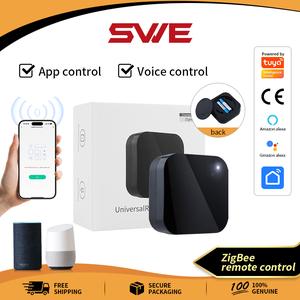 Pengawal Suara Jauh Inframerah RF Universal Zigbee, SWE, untuk TV dan Penyaman Udara, Alat Kawalan Jauh