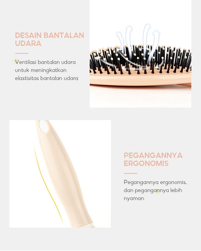 Product Introduction of OHSOME - Massage Cushion comb Kuas / Sisir / Sisir Rambut Kuas 8