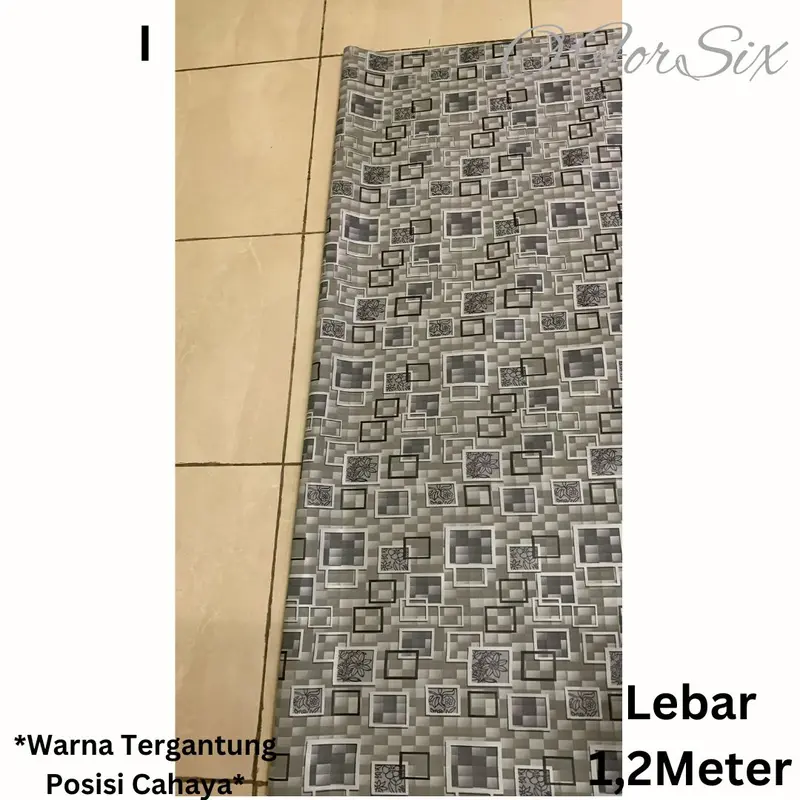 (NEW2) (ROLL) KARPET PLASTIK/PERLAK LANTAI/MEJA/KARPET LANTAI PLASTIK LEBAR 1,2 METER 4