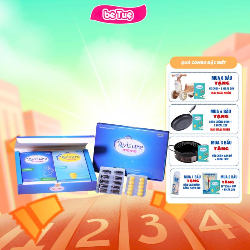 Vitamin tổng hợp dành cho bà bầu, trước và sau sinh Avisure Mama