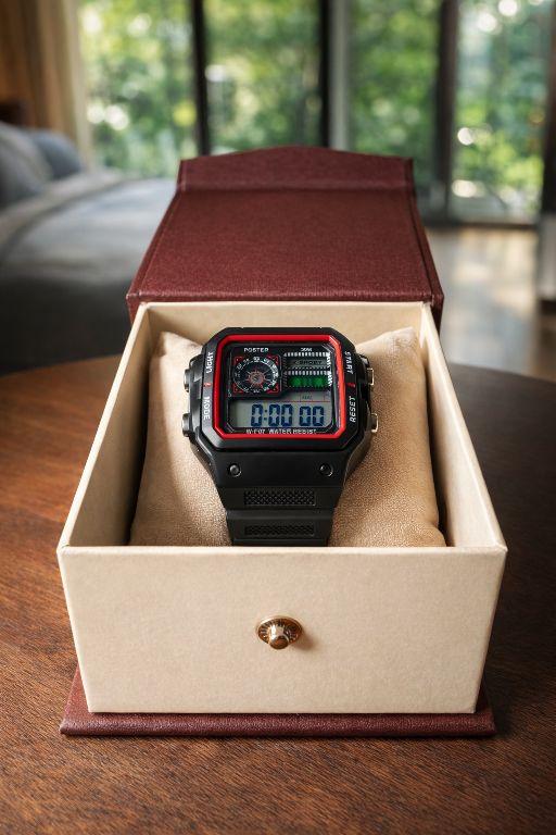 Jam Tangan Sport, Murah dan Fleksibel Cocok untuk Pria dan Wanita Water Resistance Simpel Ringan Nyaman Dipakai Seharian