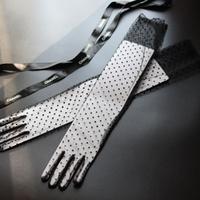 Gambar 【Goth】Sarung Tangan Renda Polka Dot Women Lace Polka Dot Gloves 8372 - White dari 99koutlet Kab. Tangerang 3 Tokopedia
