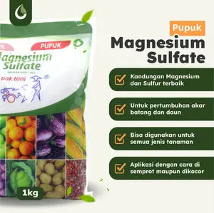 Magnesium Sulfate 1kg Pak Tani Kemasan Pabrik Pertumbuhan Daun