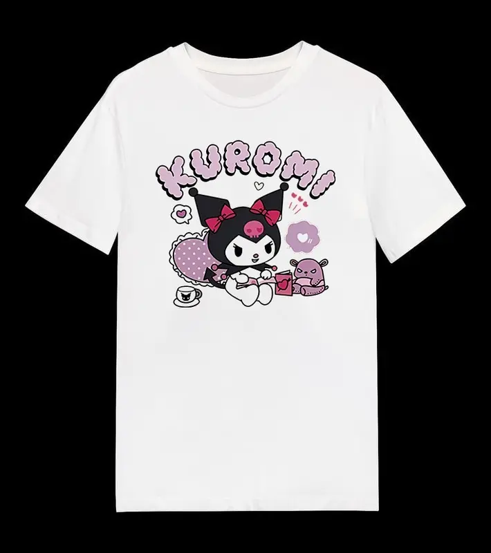 kaos cewek cowok couple keluarga kuromi cinnamoroll 6