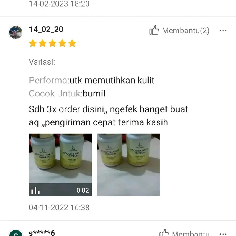 (60 Kapsul) Lady Solution Booster Whitening Glutathione Memutihkan Collagen dan Vit C 3