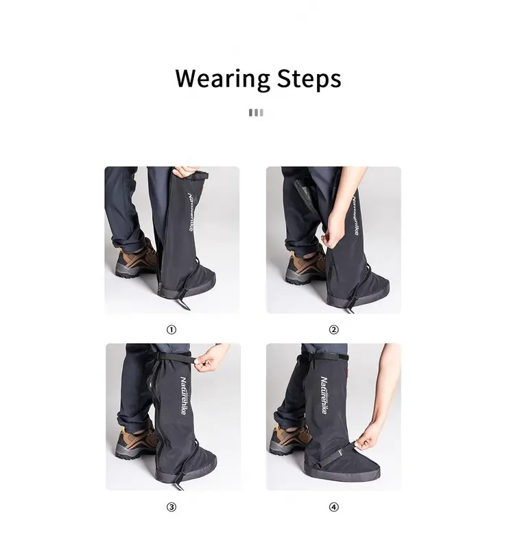PELINDUNG SEPATU NATUREHIKE NH20HJ012 GAITER CAMPING HIKING GUNUNG 3