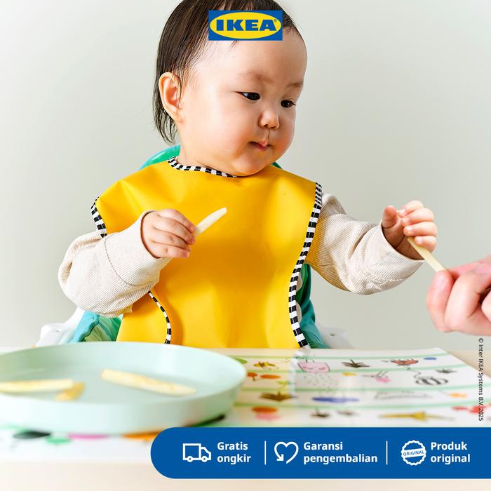 Gambar IKEA GRONFINK Celemek Bayi Hijau/Kuning Isi 2pcs Apron dari IKEA Indonesia Kota Administrasi Jakarta Timur Tokopedia