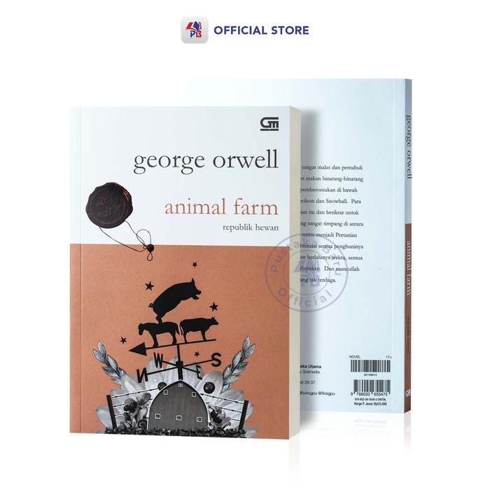 Gambar Buku Novel Animal Farm (Republik Hewan) - George Orwell / Gramedia / GRAMEDIA PUSTAKA UTAMA - GPU dari Pustaka Baru Press Kab. Bantul Tokopedia