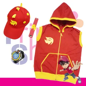 PAKET TOPI + JAM TANGAN + ROMPI BOBOIBOY API